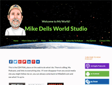 Tablet Screenshot of mikedell.com